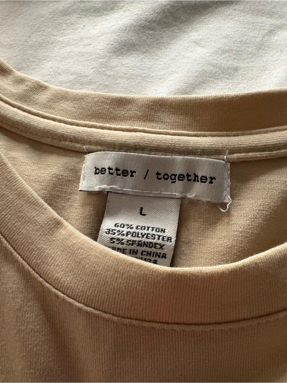 Neutral Cropped Tee Trio - Beige, White, Brown - Picture 2 of 4